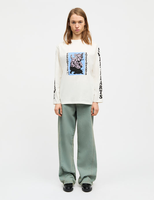 Cotton Jersey Jerry Tee LS, Snow White