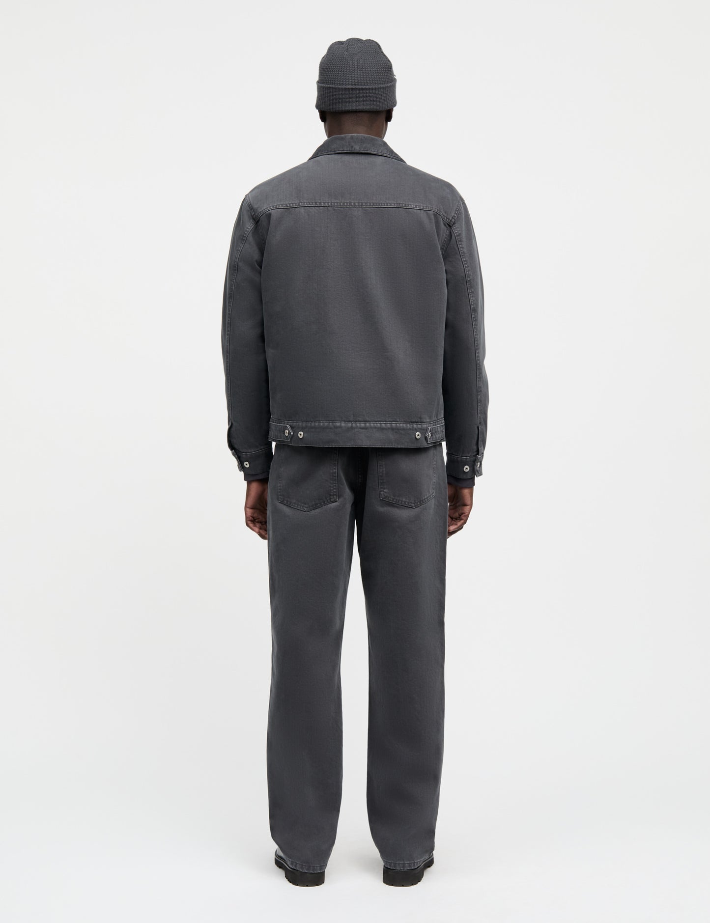 Soil Denim Norton Padded Jacket, Asphalt