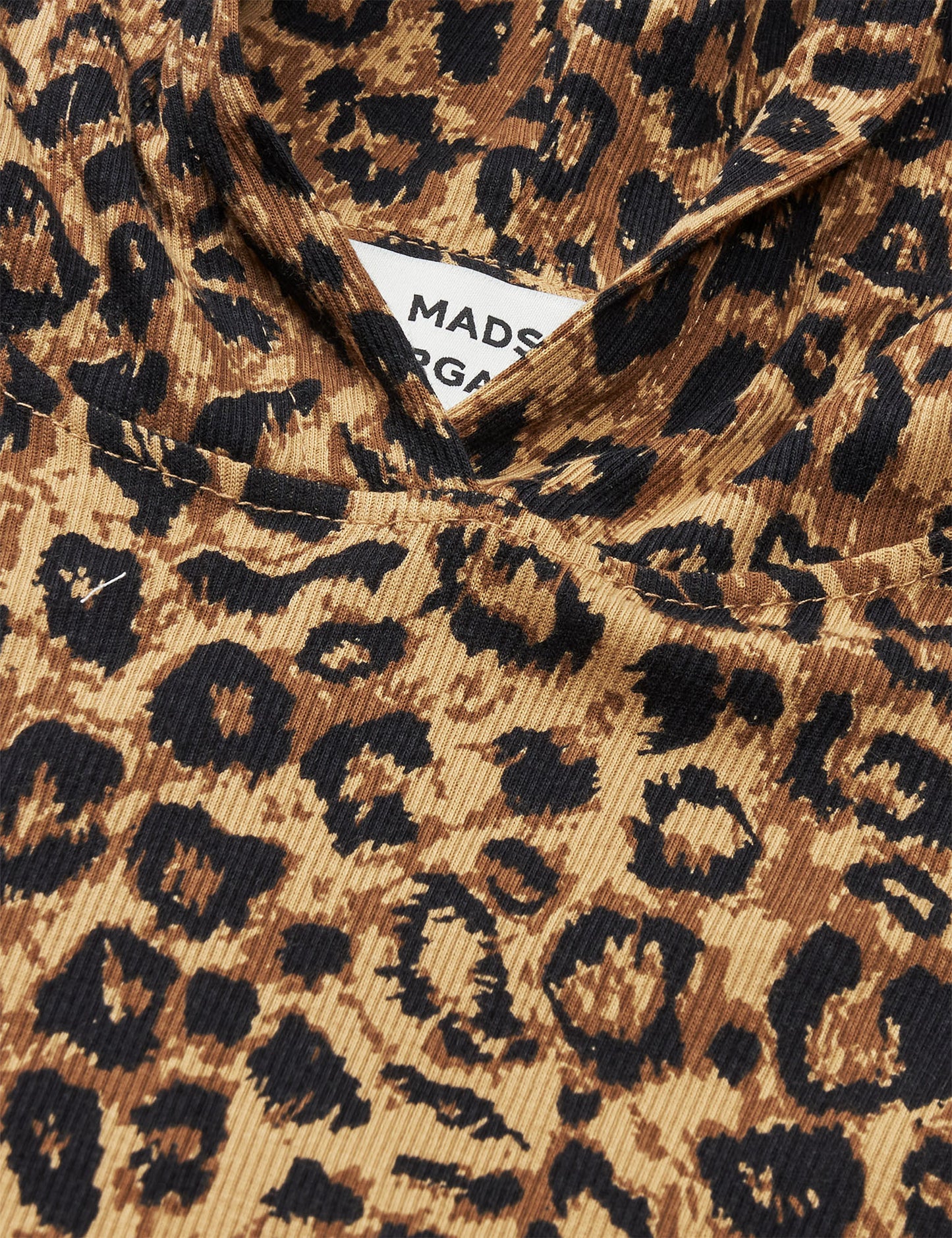 2x2 Cotton Tilla Hood AOP, Leopard AOP/Black