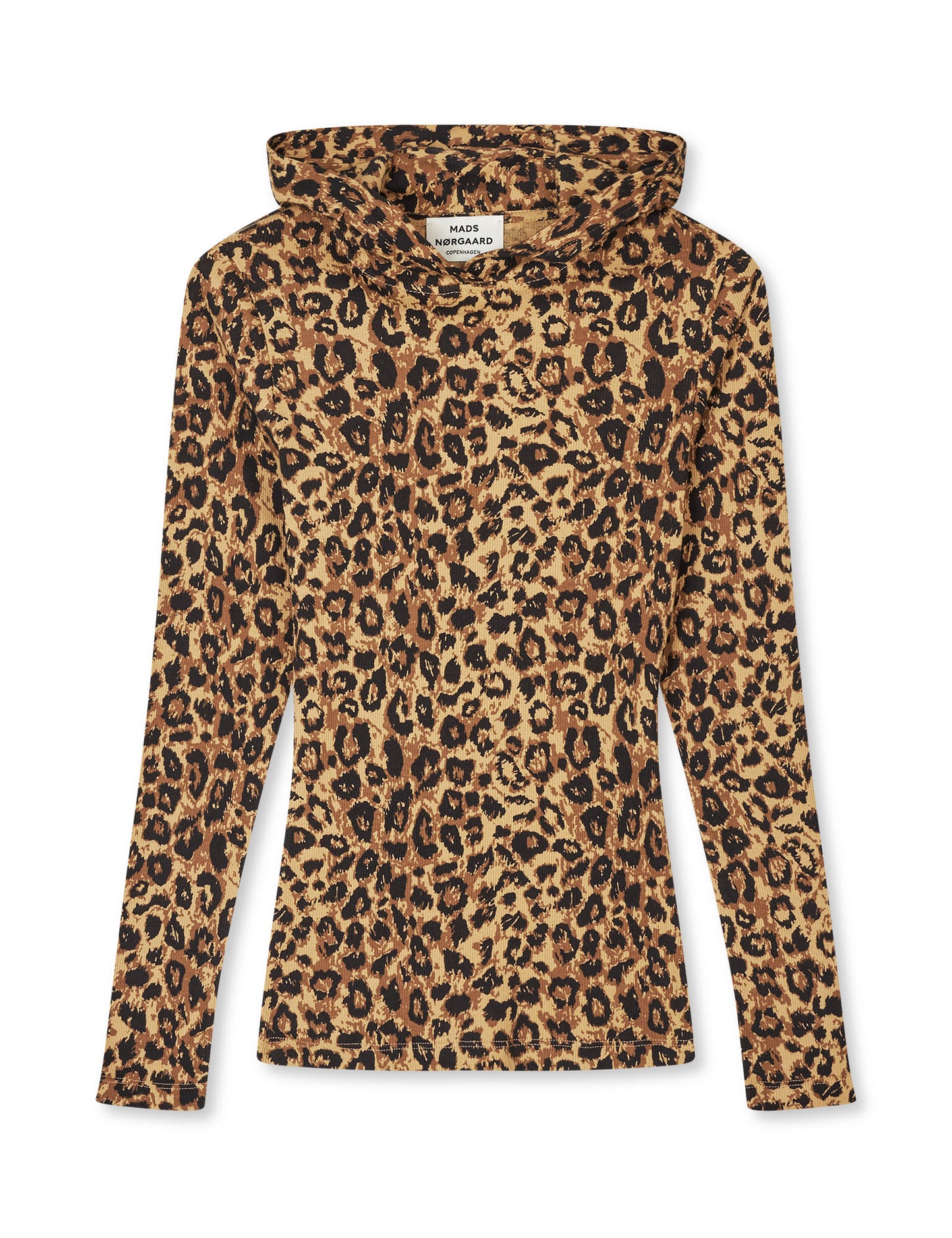 2x2 Cotton Tilla Hood AOP, Leopard AOP/Black
