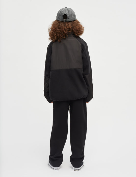 Soft Fleece Taki Jacket, Jet Black