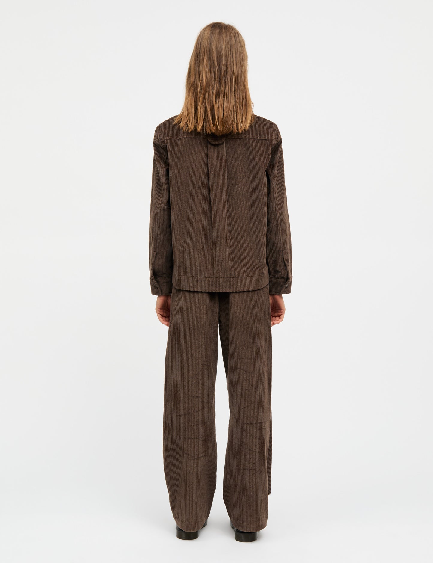 Pretty Cord Gaila Shirt, Demitasse