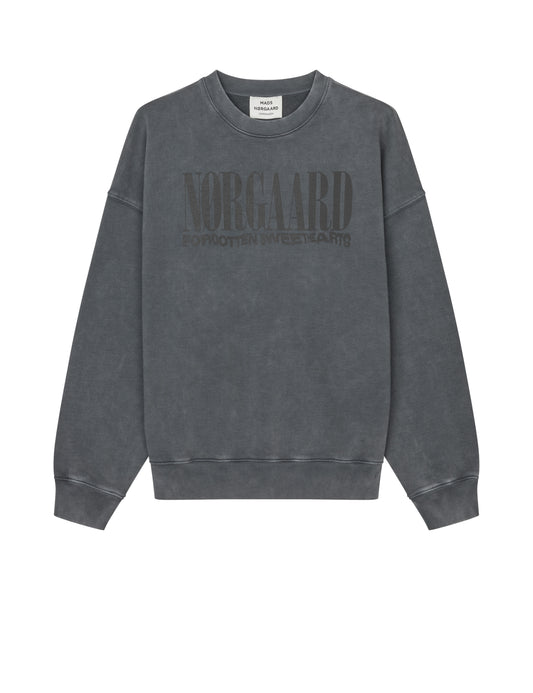 Compact Cotton Atli Sweatshirt, Washed Black