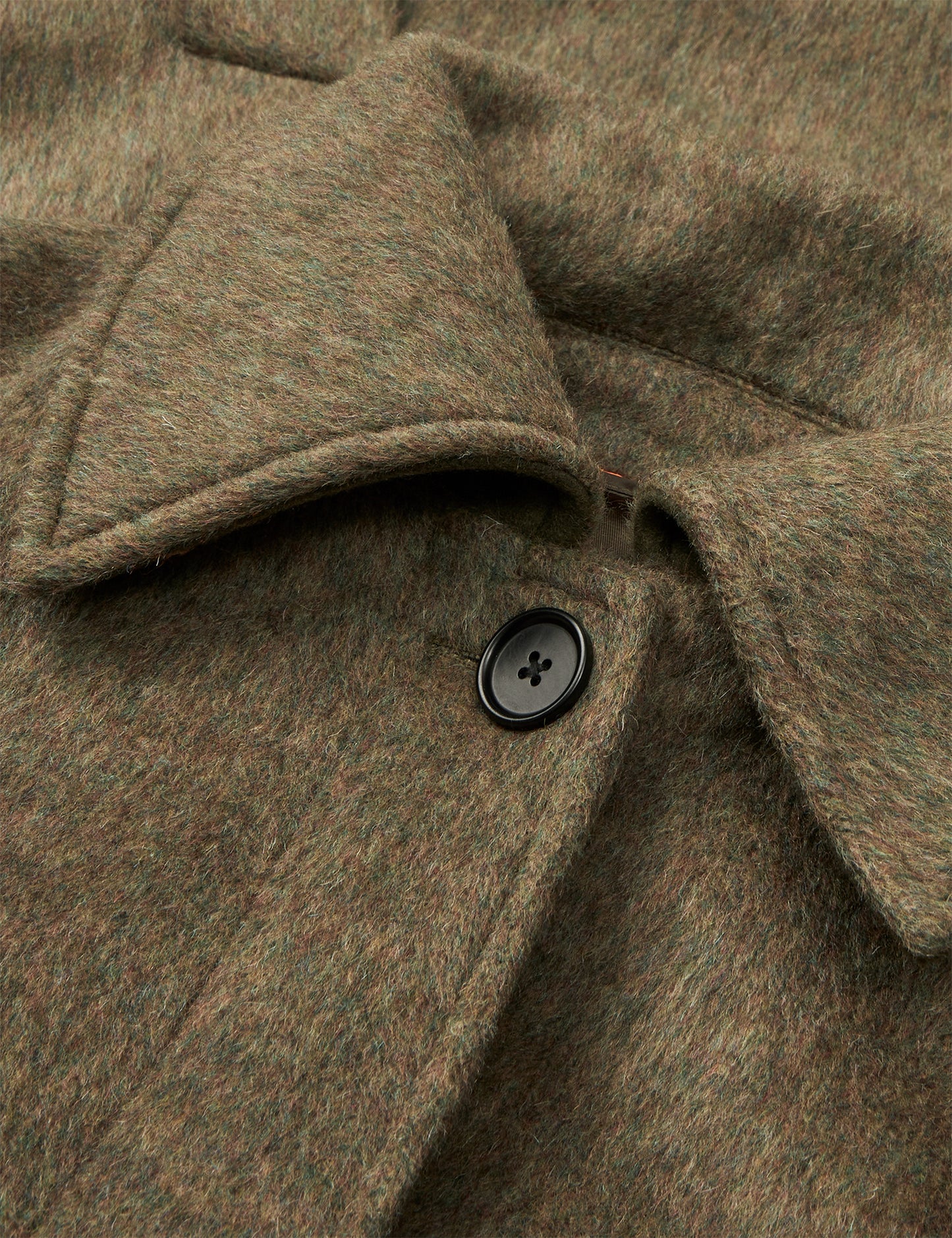 Hairy Wool Megan Coat, Four Leaf Clover