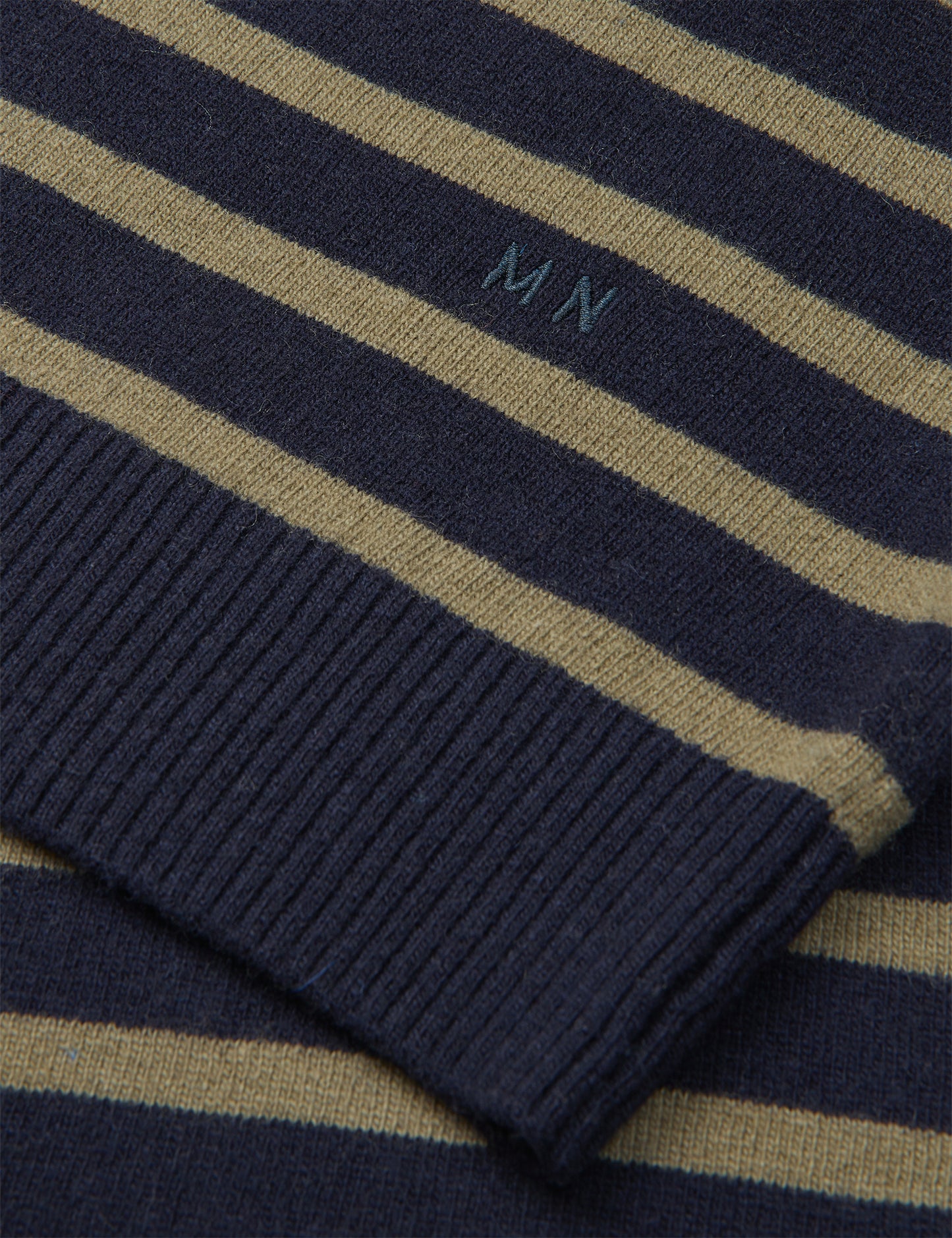 Super Wool Karsten Stripe Knit, Sky Captain/Overland Trek