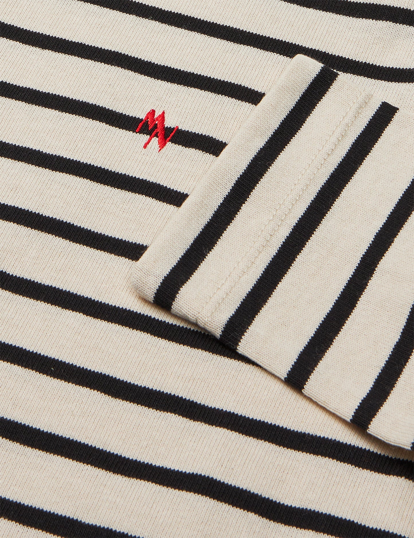 Pablo Maggie Tee LS, Vanilla Ice/Black