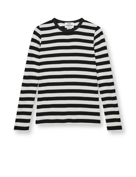 Fine Wool Sharon Knit, Black/Vanilla Ice