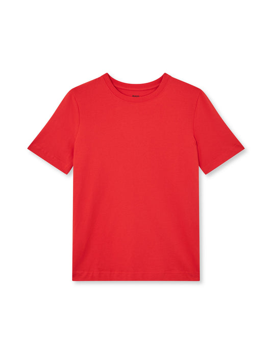 Cotton Jersey Jess Tee FAV, Fiery Red