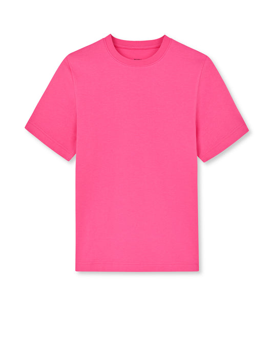 Cotton Jersey Jess Tee FAV, Carmine Rose