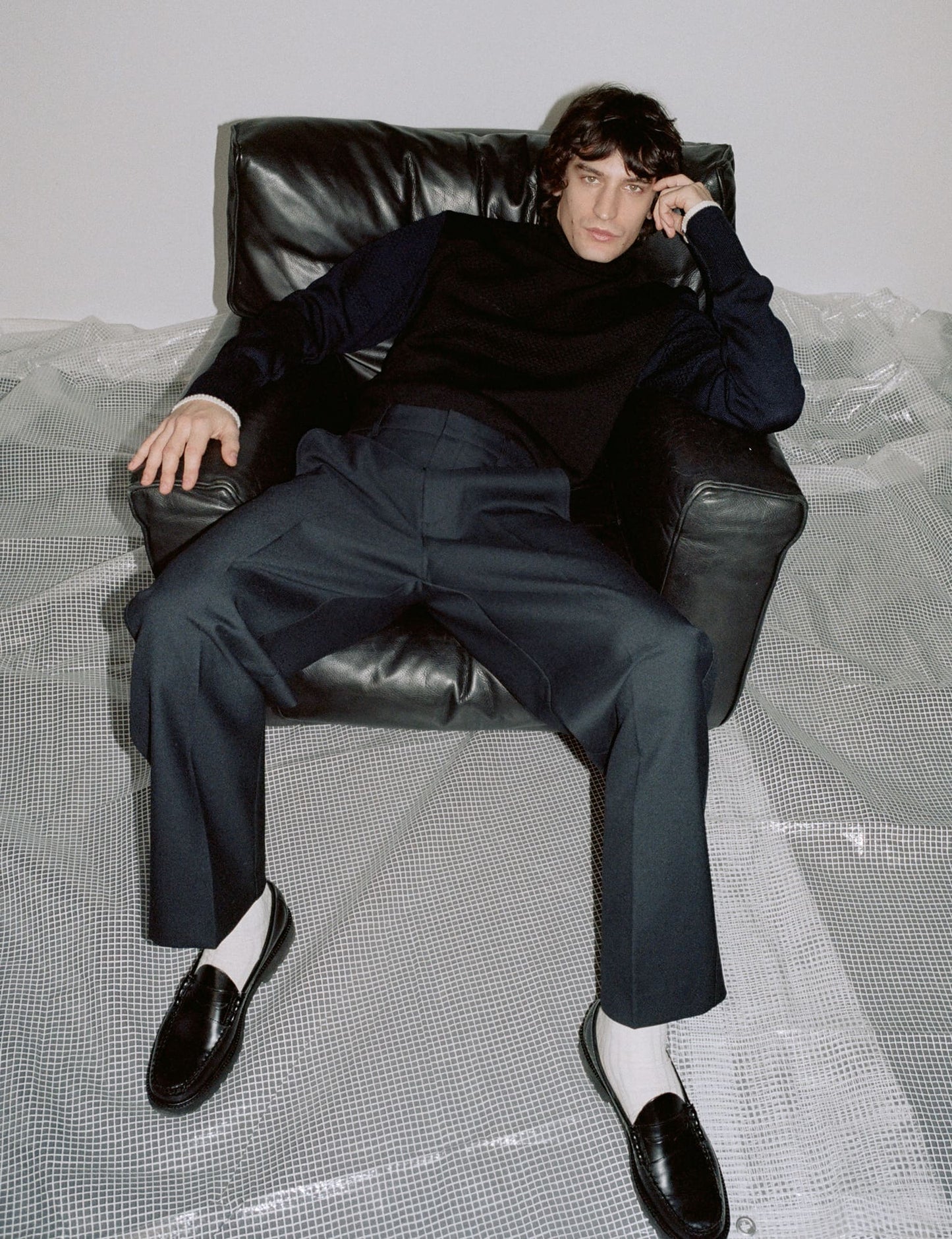 Super Twill Henry Pants, Black