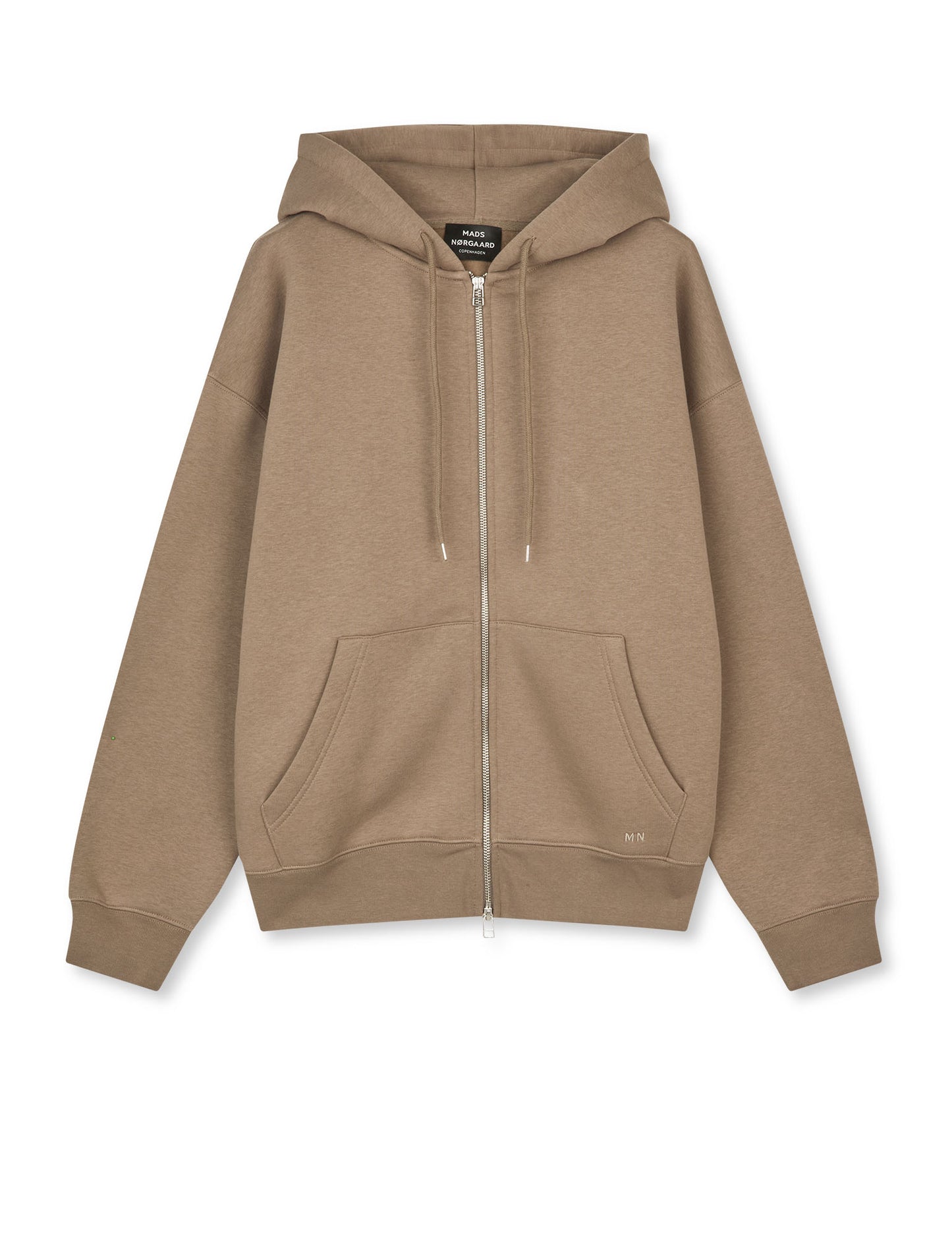 Standard Luka Hoodie Zip Sweat, Walnut
