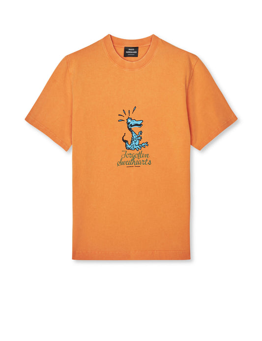 Cotton Jersey Sweathart Frode Tee, Orange Clown Fish