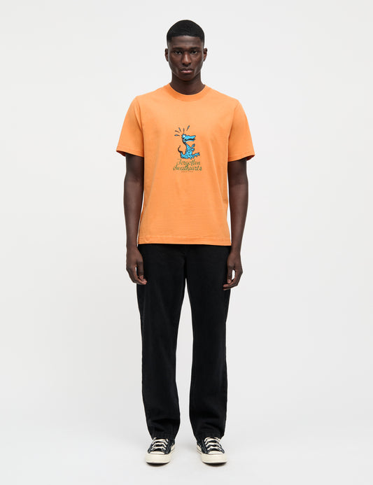 Cotton Jersey Sweathart Frode Tee, Orange Clown Fish