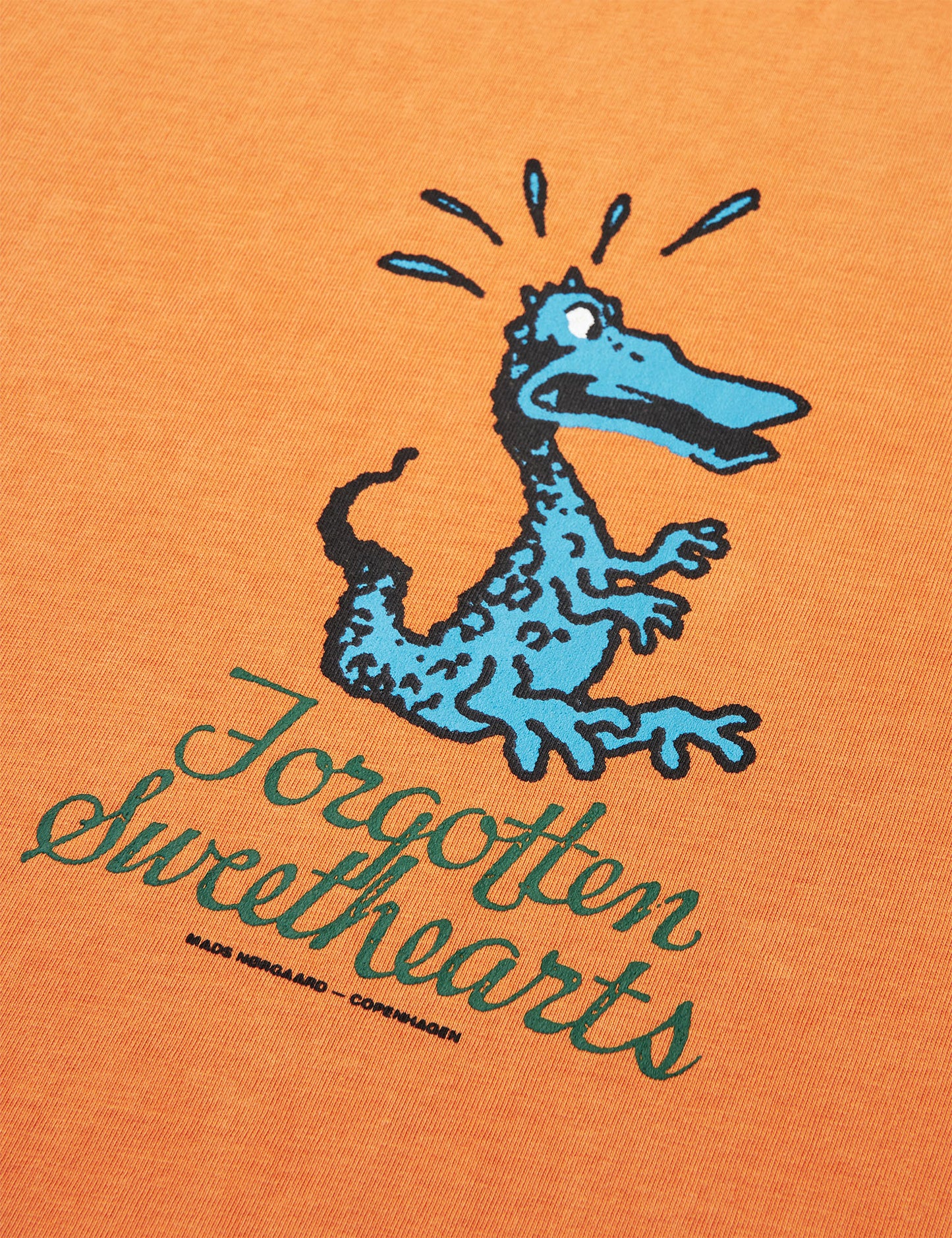 Cotton Jersey Sweathart Frode Tee, Orange Clown Fish