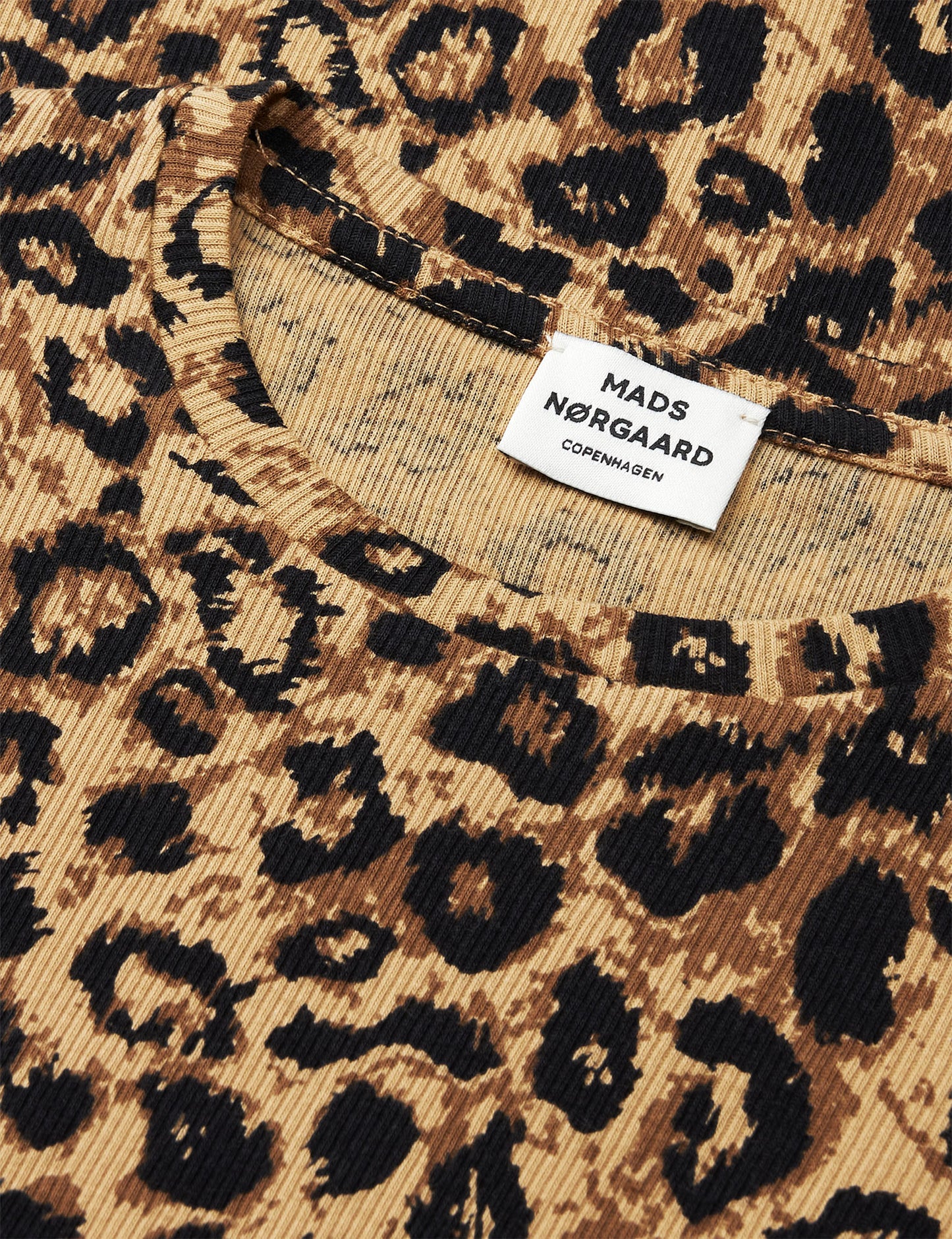 2x2 Cotton AOP Talino Tee L/S, Leopard AOP/Black