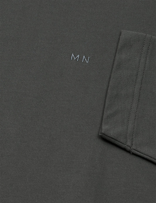 Light Terry Aksel Sweat, Asphalt