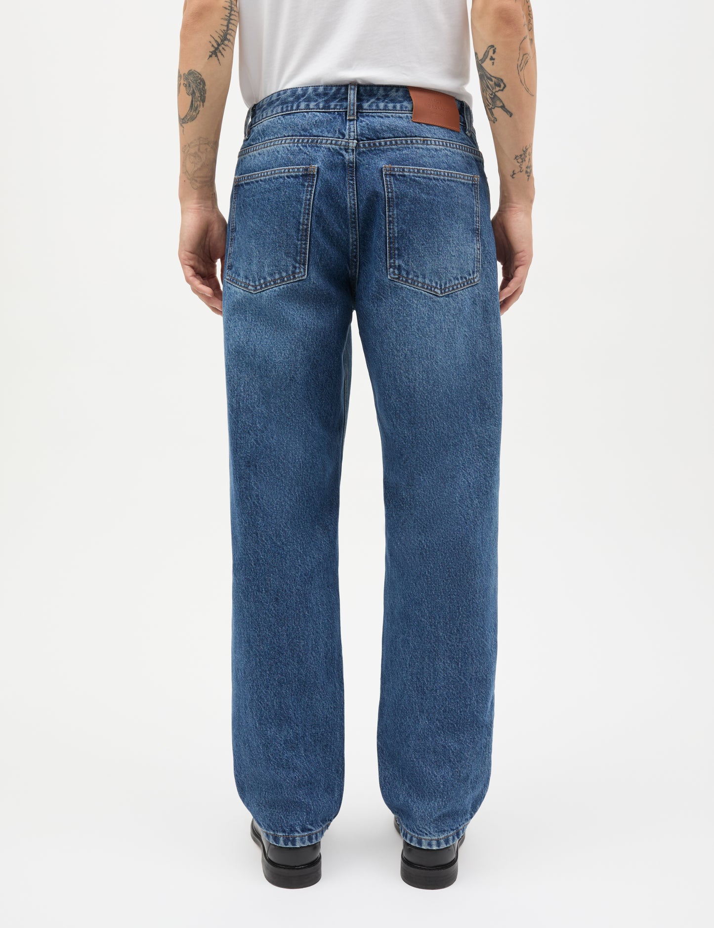 Arizona Denim Coen Jeans, Mid Blue Stone Wash