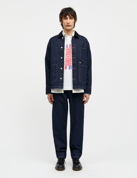 Arizona Denim Chore Jacket, Blue Rinse Wash
