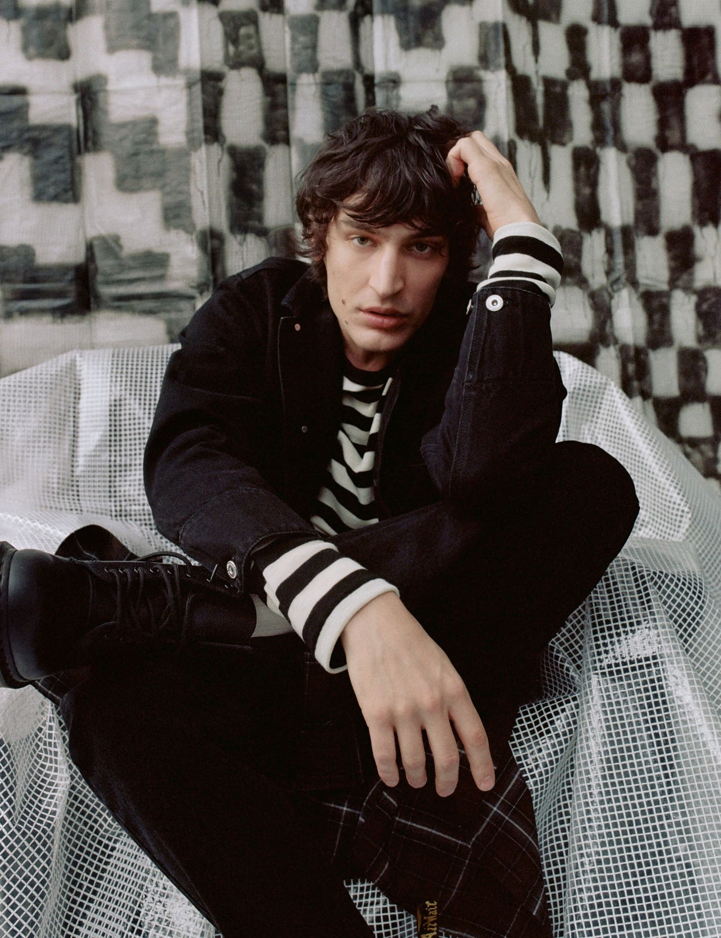 Arizona Black Black Chore Jacket, Black Rinse Wash