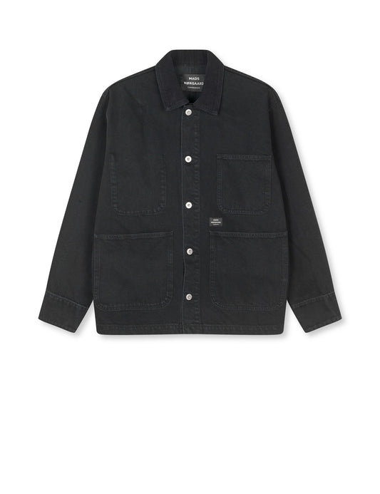 Arizona Black Black Chore Jacket, Black Rinse Wash