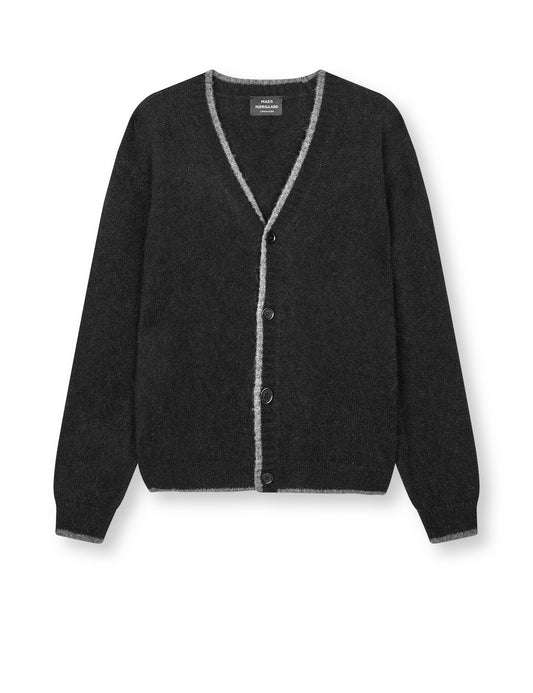 Alpaca Vilhelm Cardigan Knit, Black