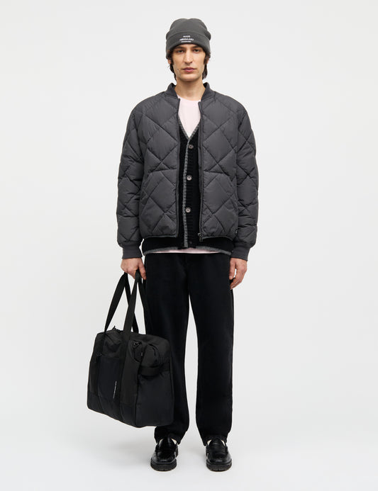 Isak Ambas Logo Beanie, Asphalt