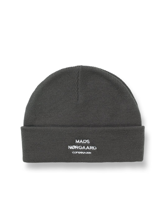 Isak Ambas Logo Beanie, Asphalt