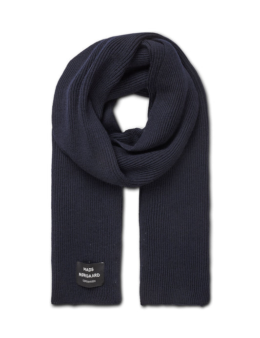 Wool Arne Scarf, Sky Captain