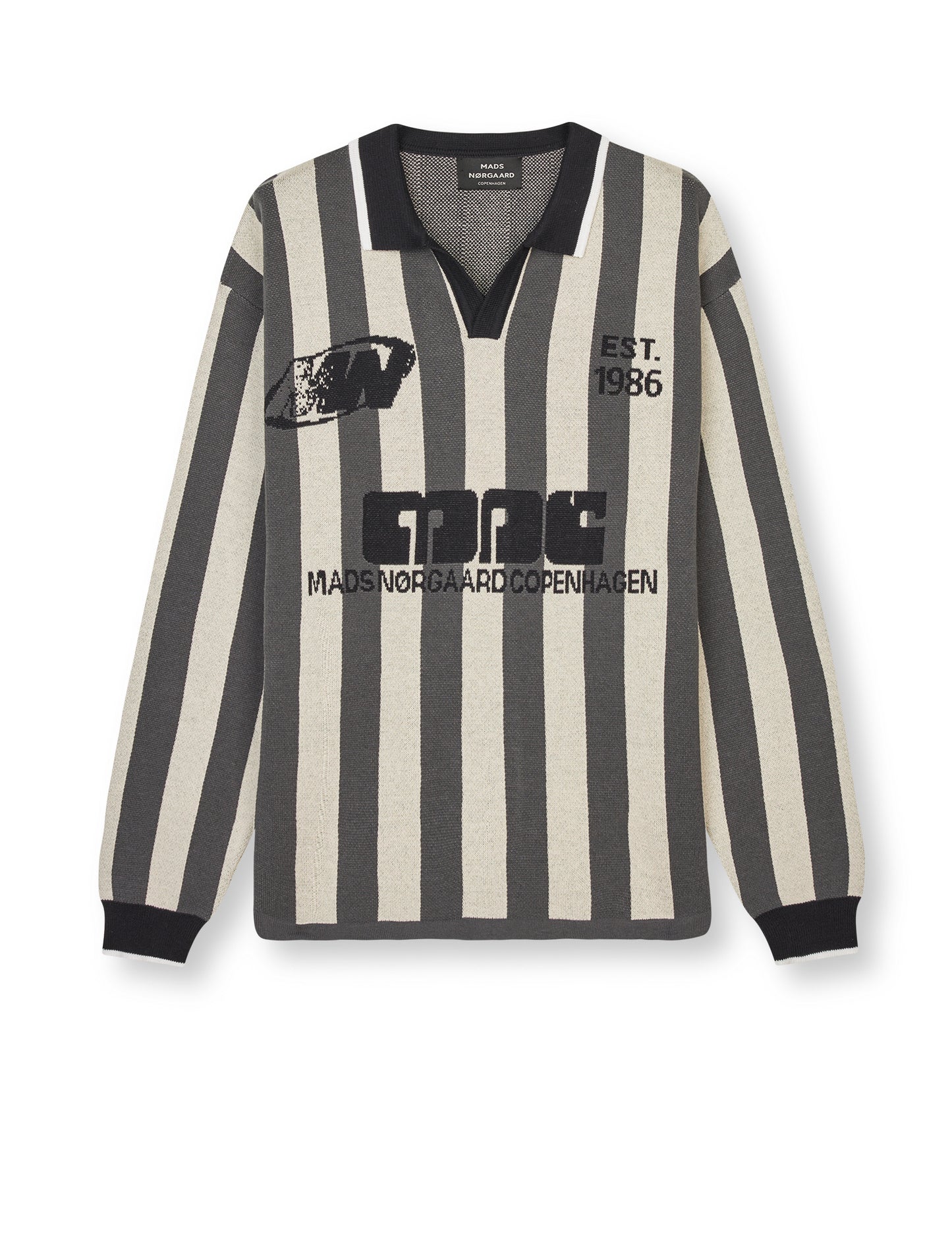 Fancy Liam Football Knit, Rainy Day/Asphalt