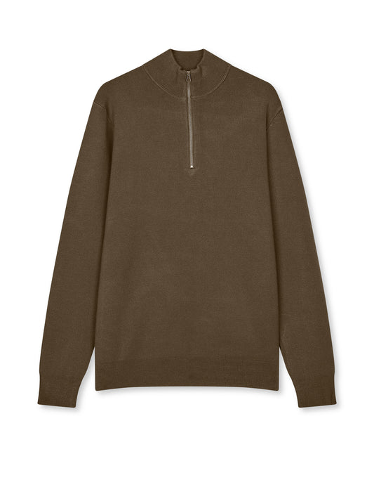 Urban Chase Half Zip Knit, Beech