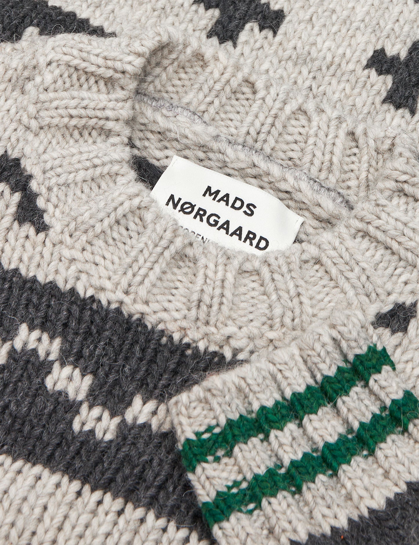 Crash Keldino Reykavik Sweater, Nature Melange/ Charcoal Melan