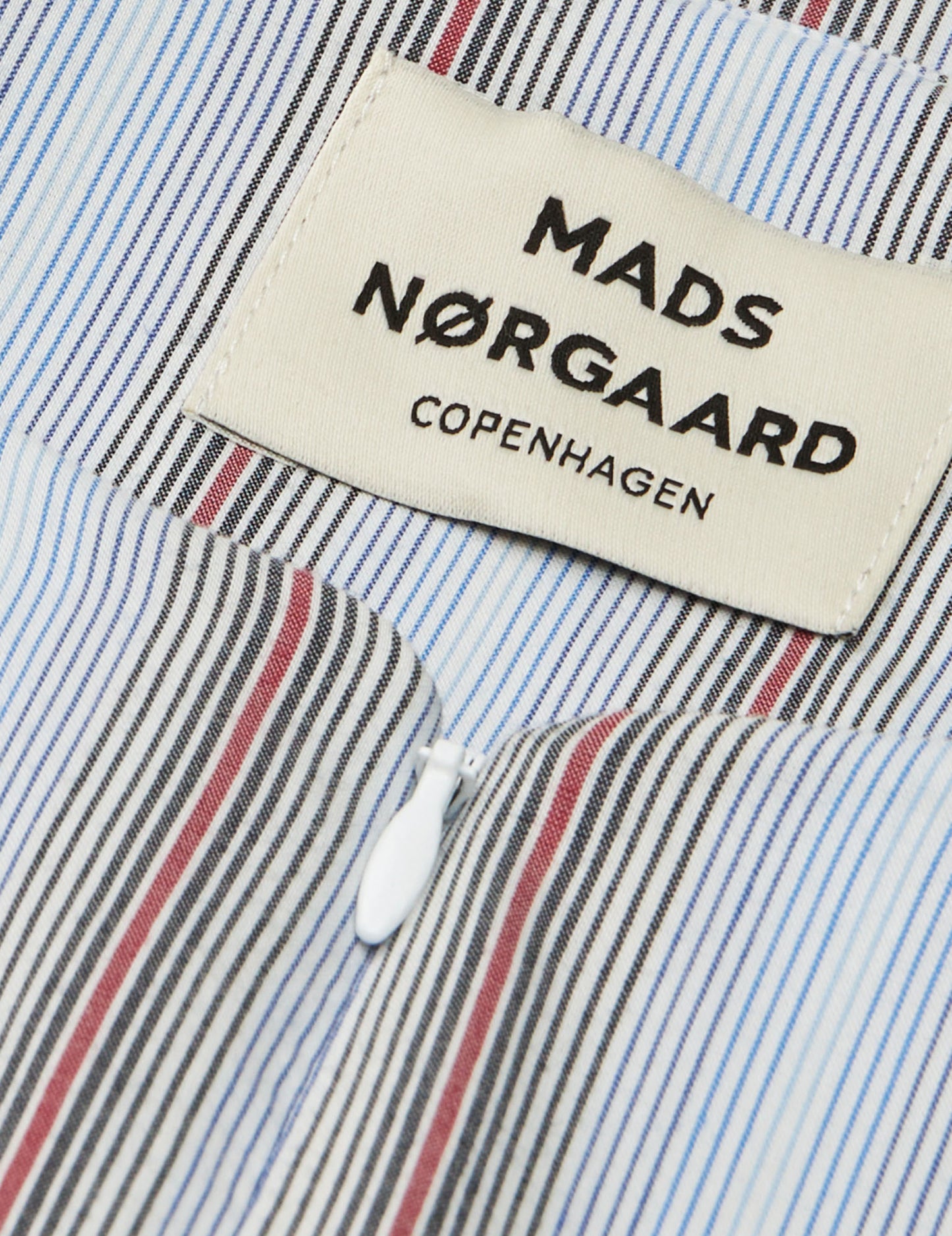 Poplinda Dana Shirt, Shadow Pinstripe/Winery