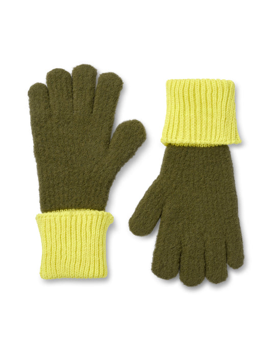 Blocky Knit Glove, Kalamata