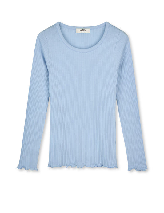 Pointella Troja Tee LS FAV, Cashmere Blue