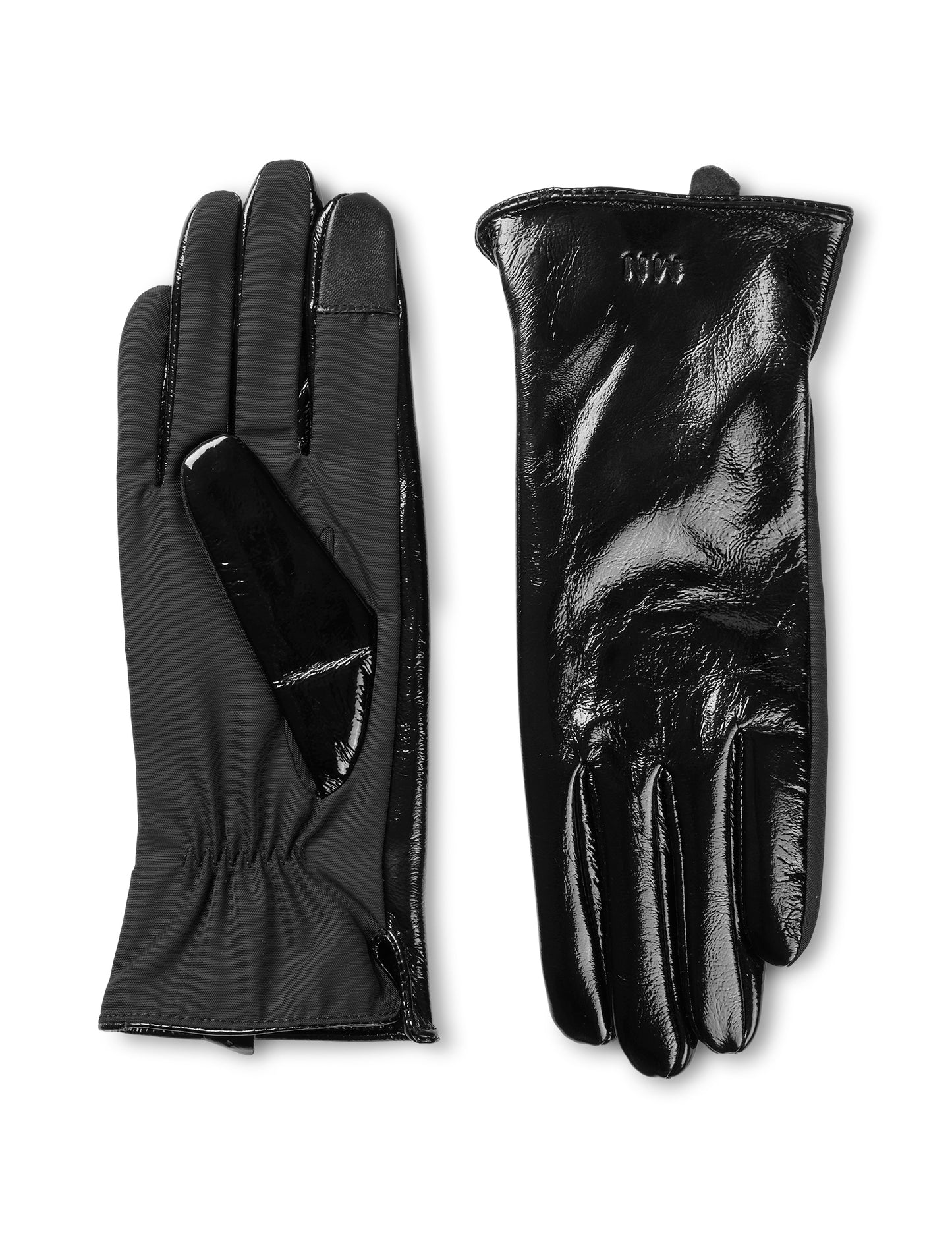 Tian Ace Lacquer Mix Glove, Black
