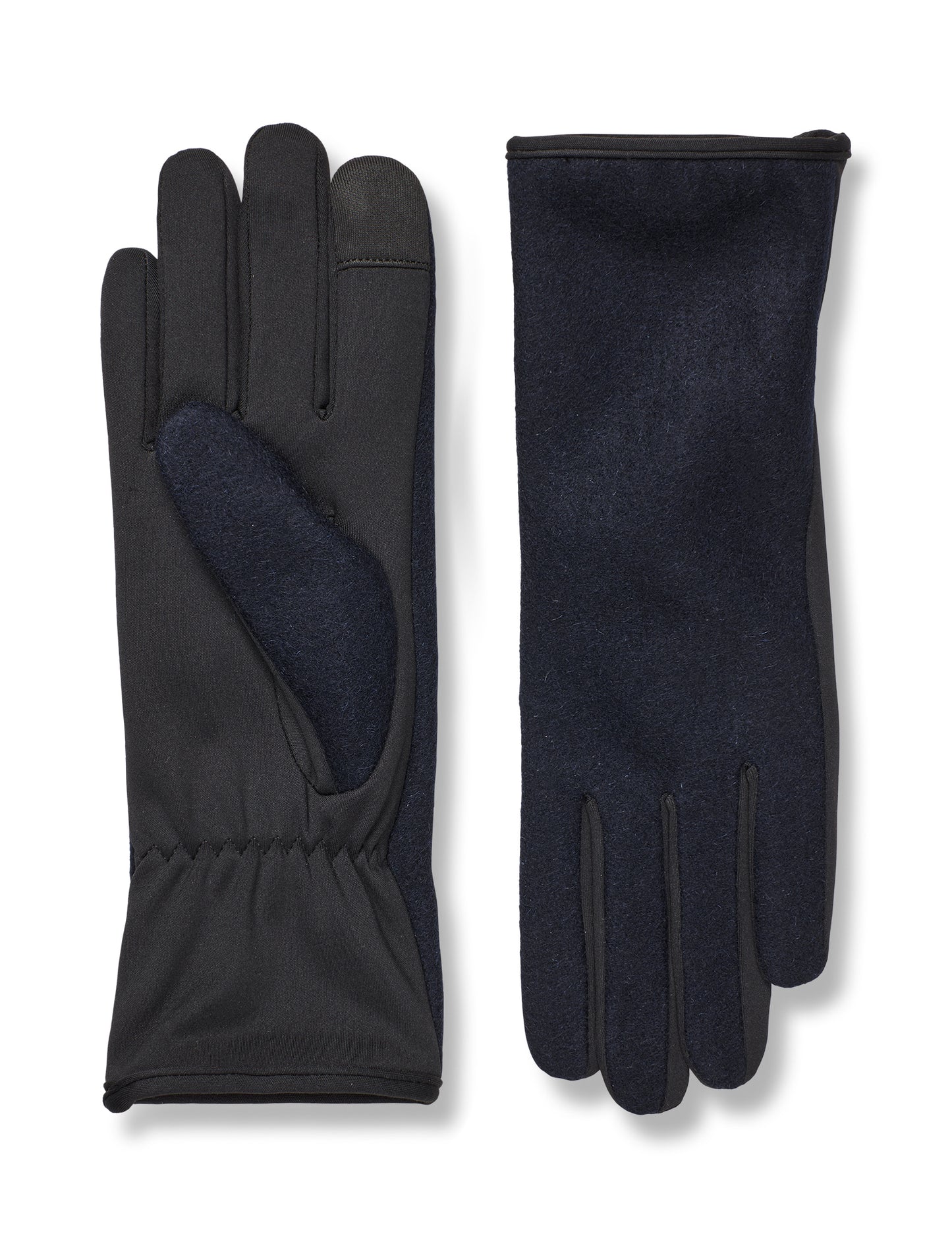 Woven Wool Mix Trissie Glove, Parisian Night