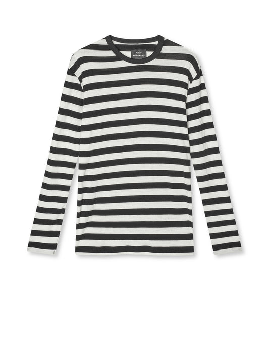 Fine Wool Tobias Knit, Black/Vanilla Ice