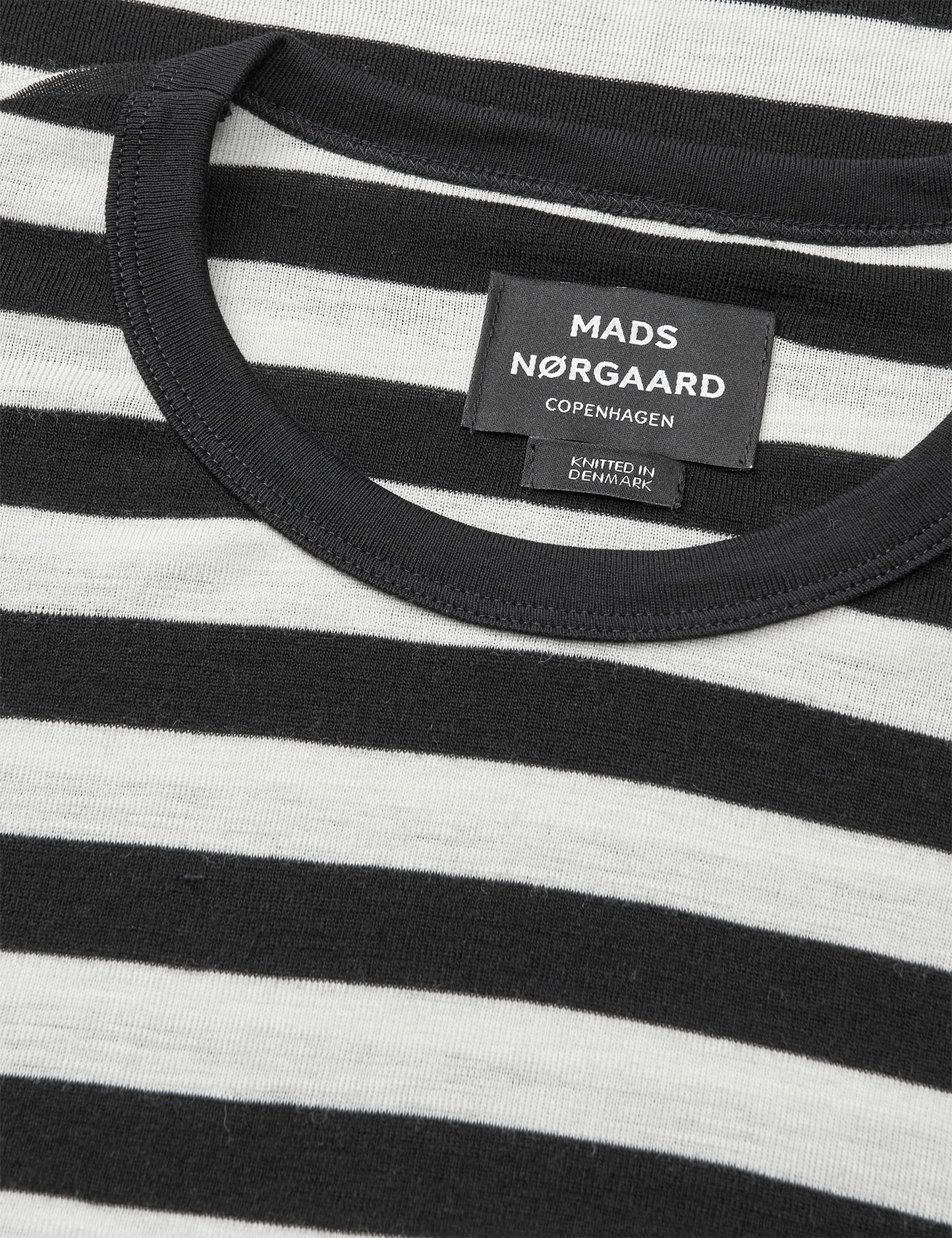 Fine Wool Tobias Knit, Black/Vanilla Ice