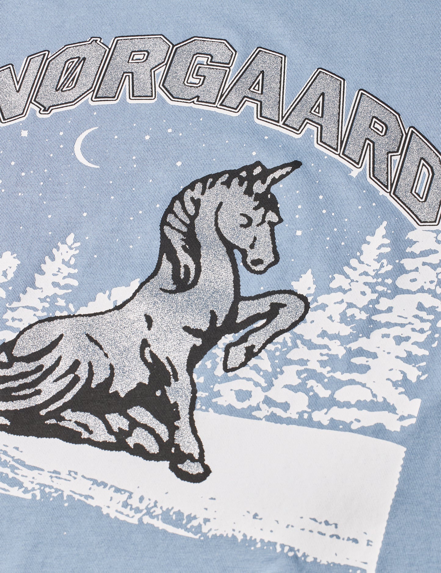 Single Cotton Tuvina Tee, Faded Denim