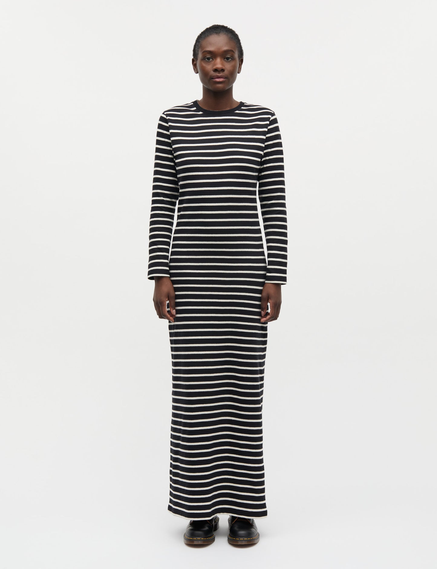 Pablo Morgan Dress, Black/Vanilla Ice