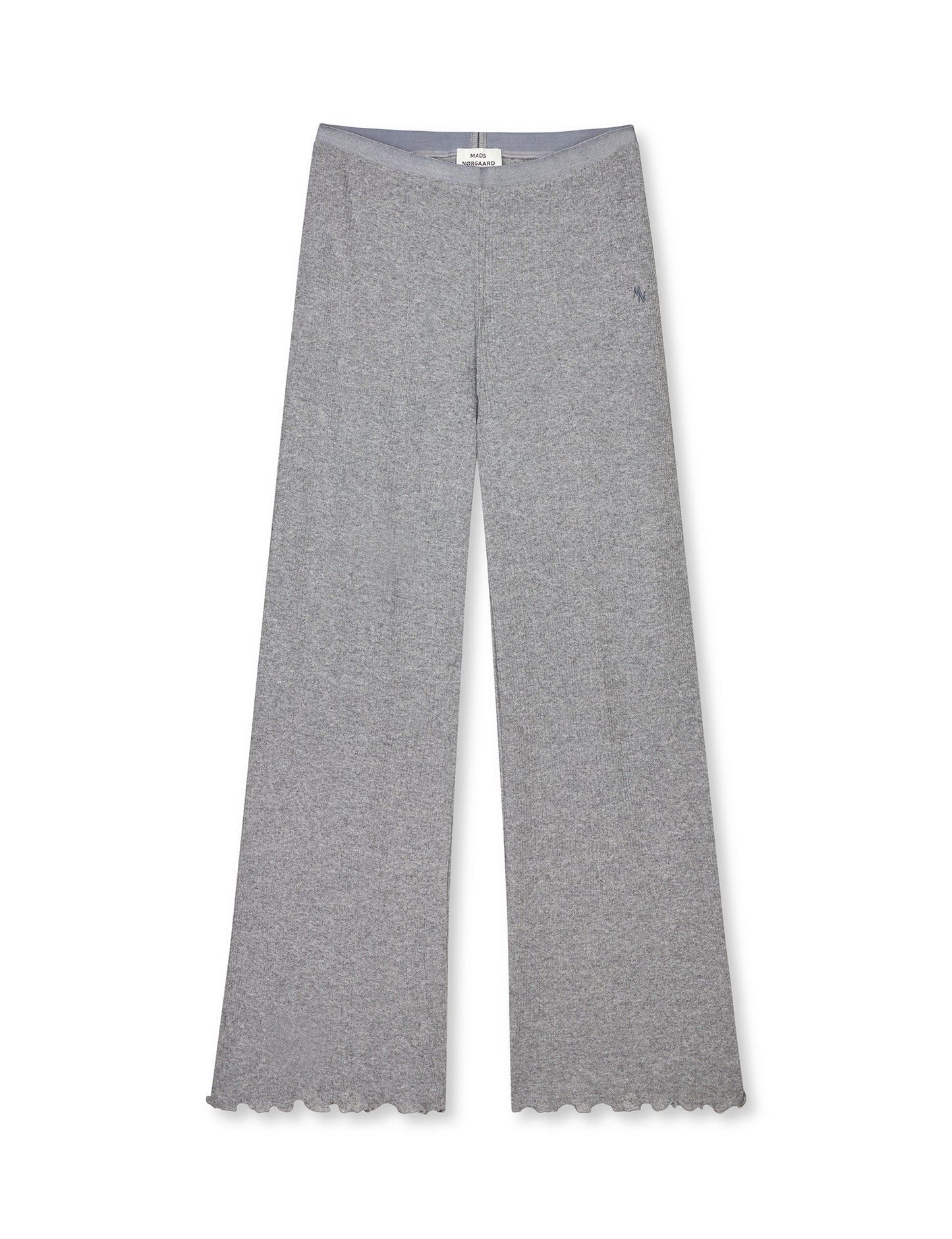 Point Wool Hedwig Pants, Grey Melange