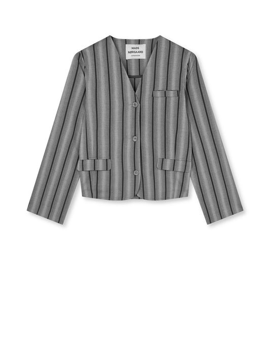 Saul Svea Jacket, Pinstripe/Asphalt