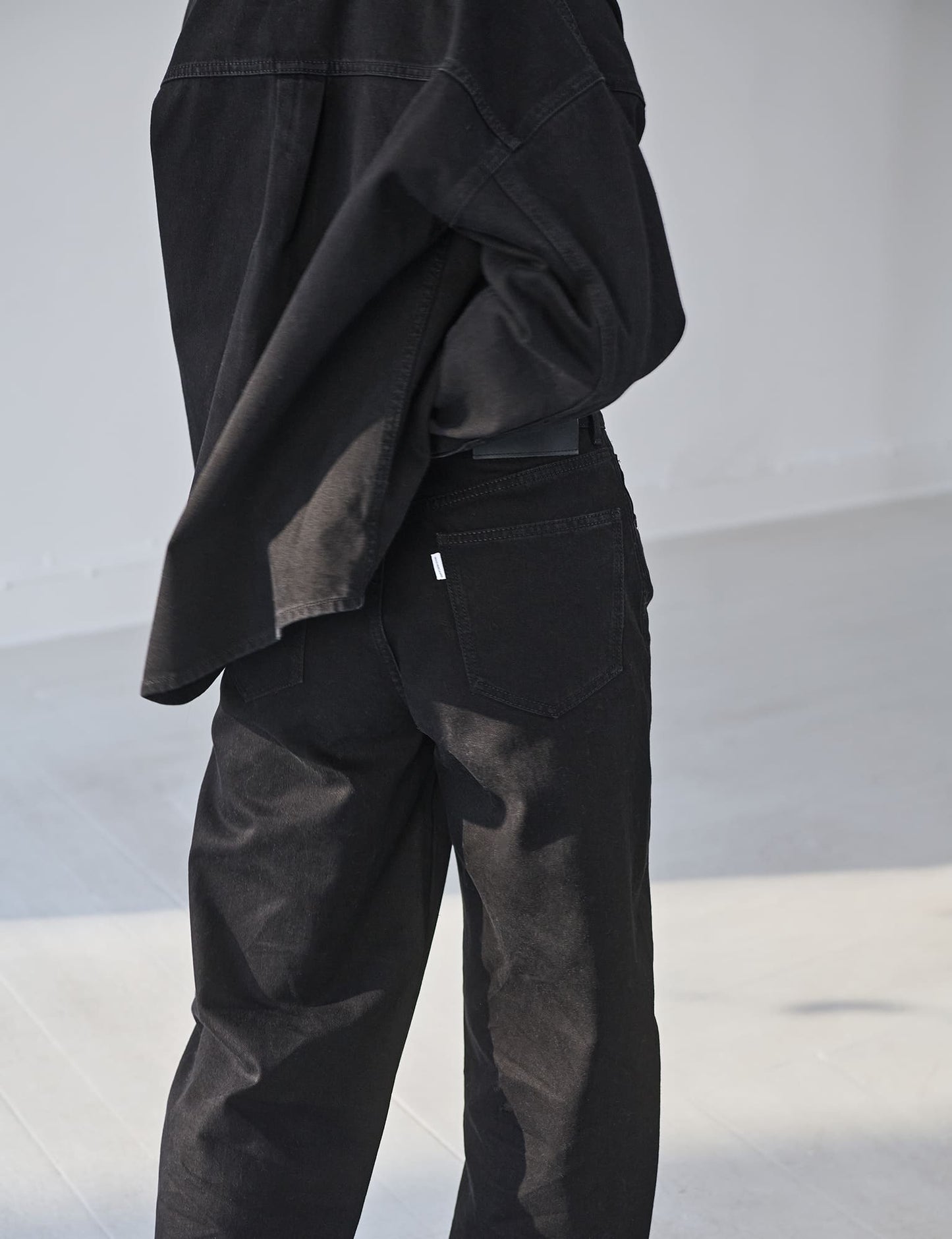 Dyed Denim Christel Jeans, Black