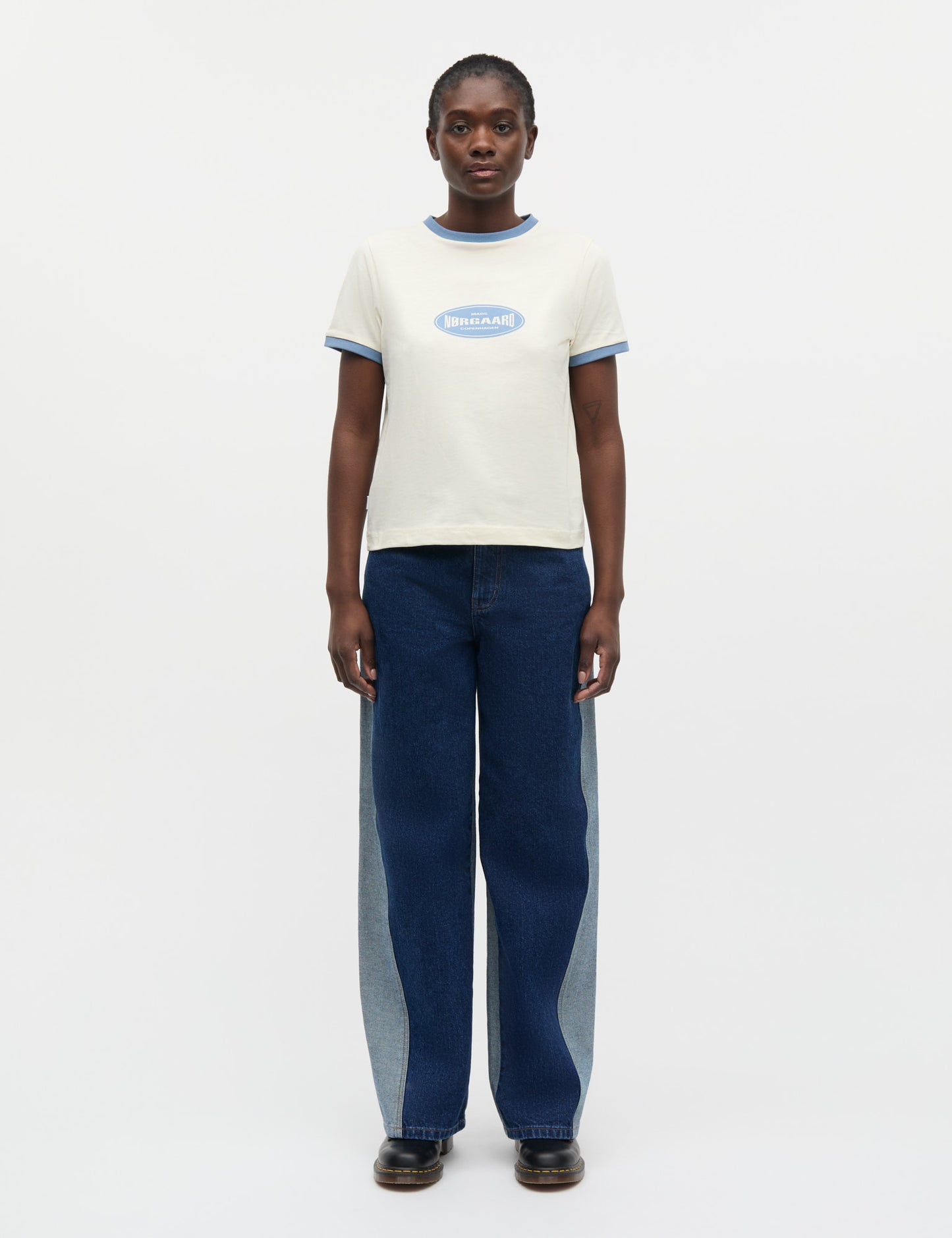 Luke Denim Christel Jeans Block, Mid Blue Denim