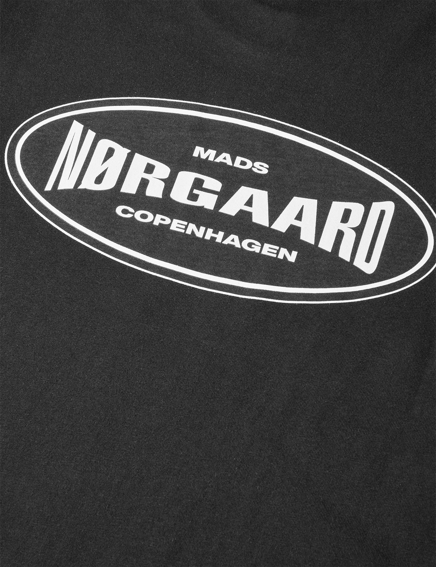 Cotton Jersey Big Logo Frode Tee, Black