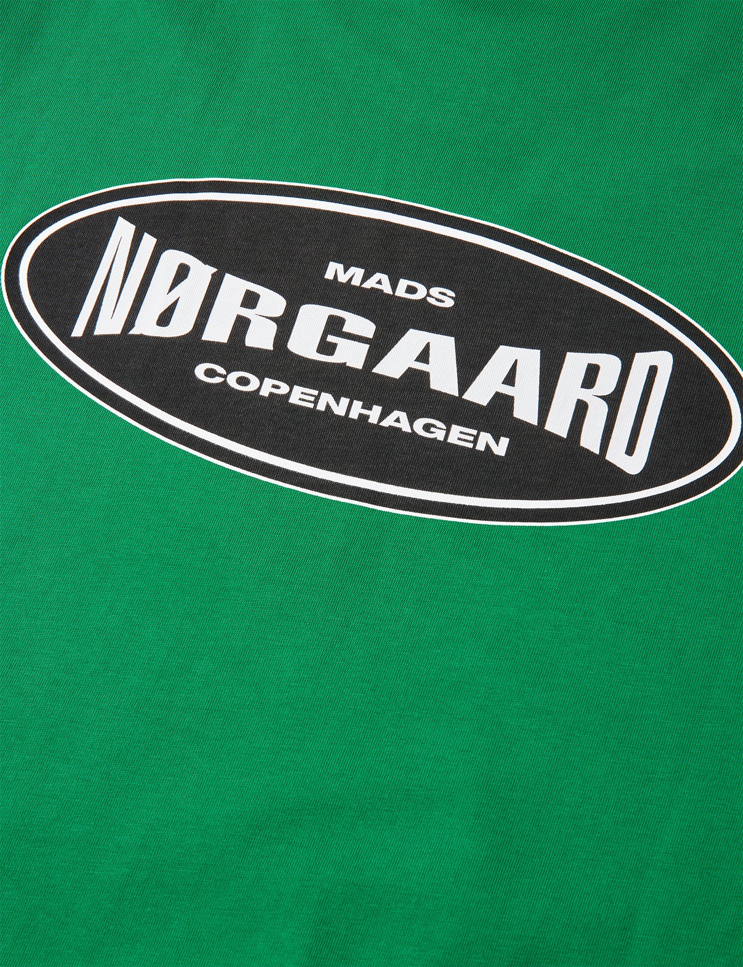 Cotton Jersey Big Logo Frode Tee, Verdant Green