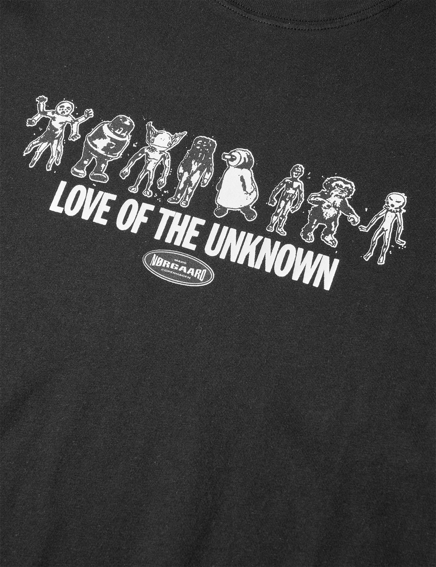 Cotton Jersey Unknown Frode Tee, Black