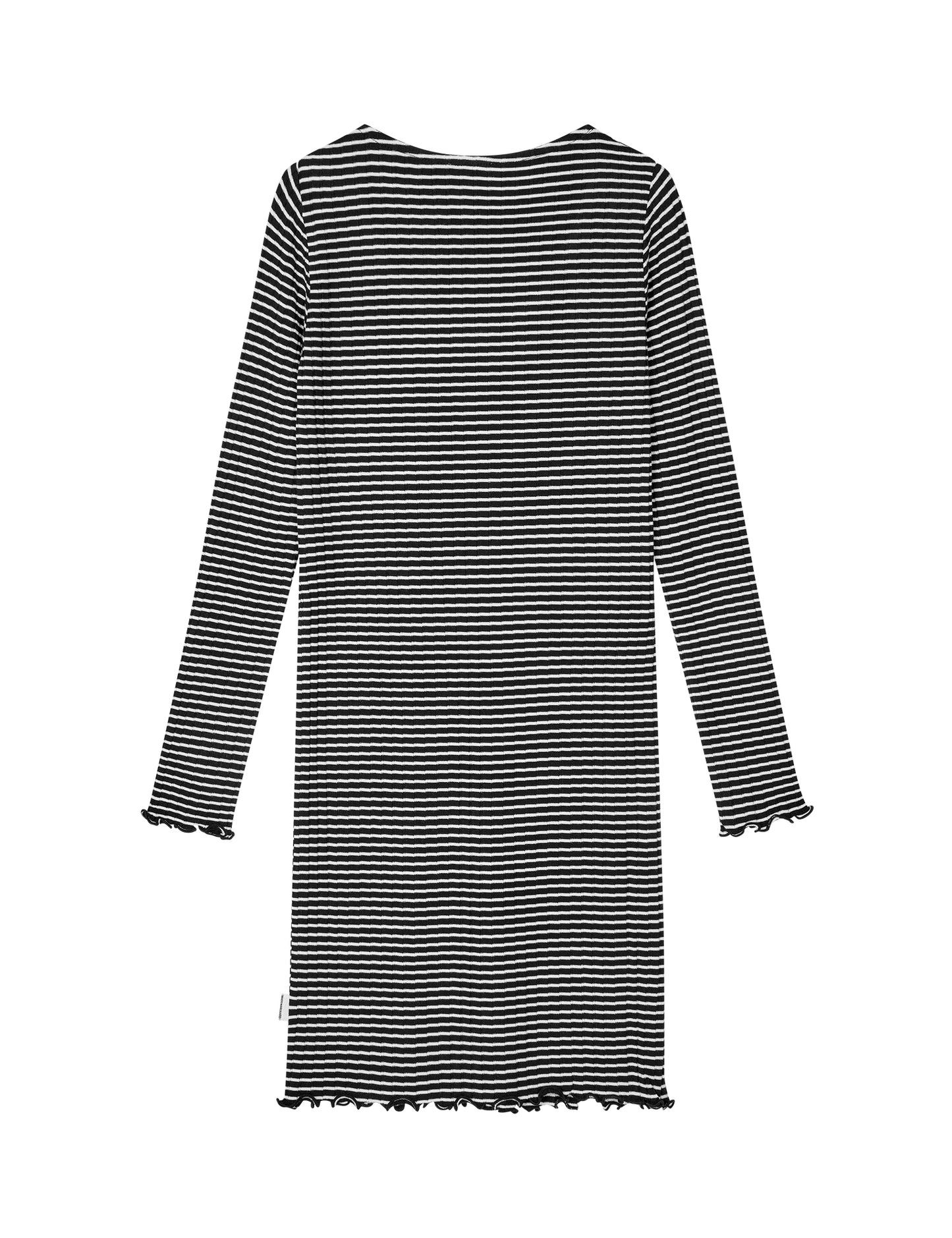 5x5 Stripe Tikina Dress, Black/Vanilla Ice