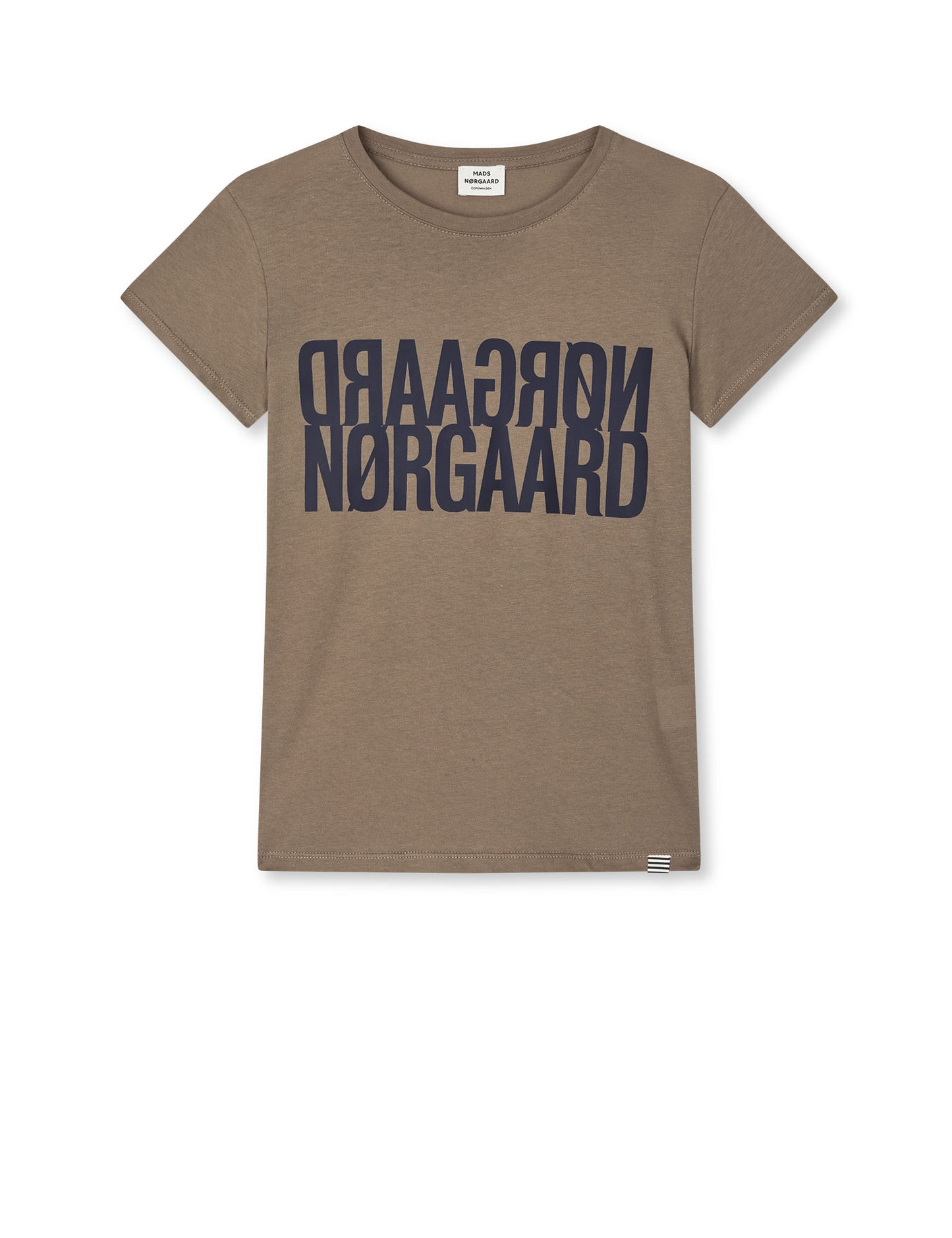 Single Cotton Tuvina Tee, Walnut