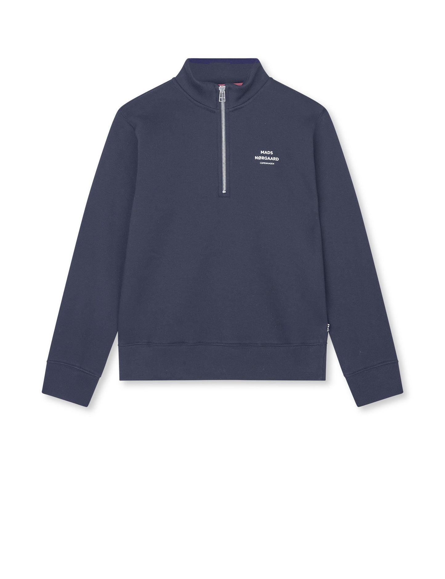Mix Sweat Crewie Half Zip Sweatshirt, Sky Captain